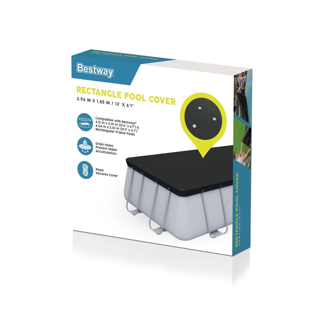 Bestway Pool Cover Flowclear 404X201 Cm
