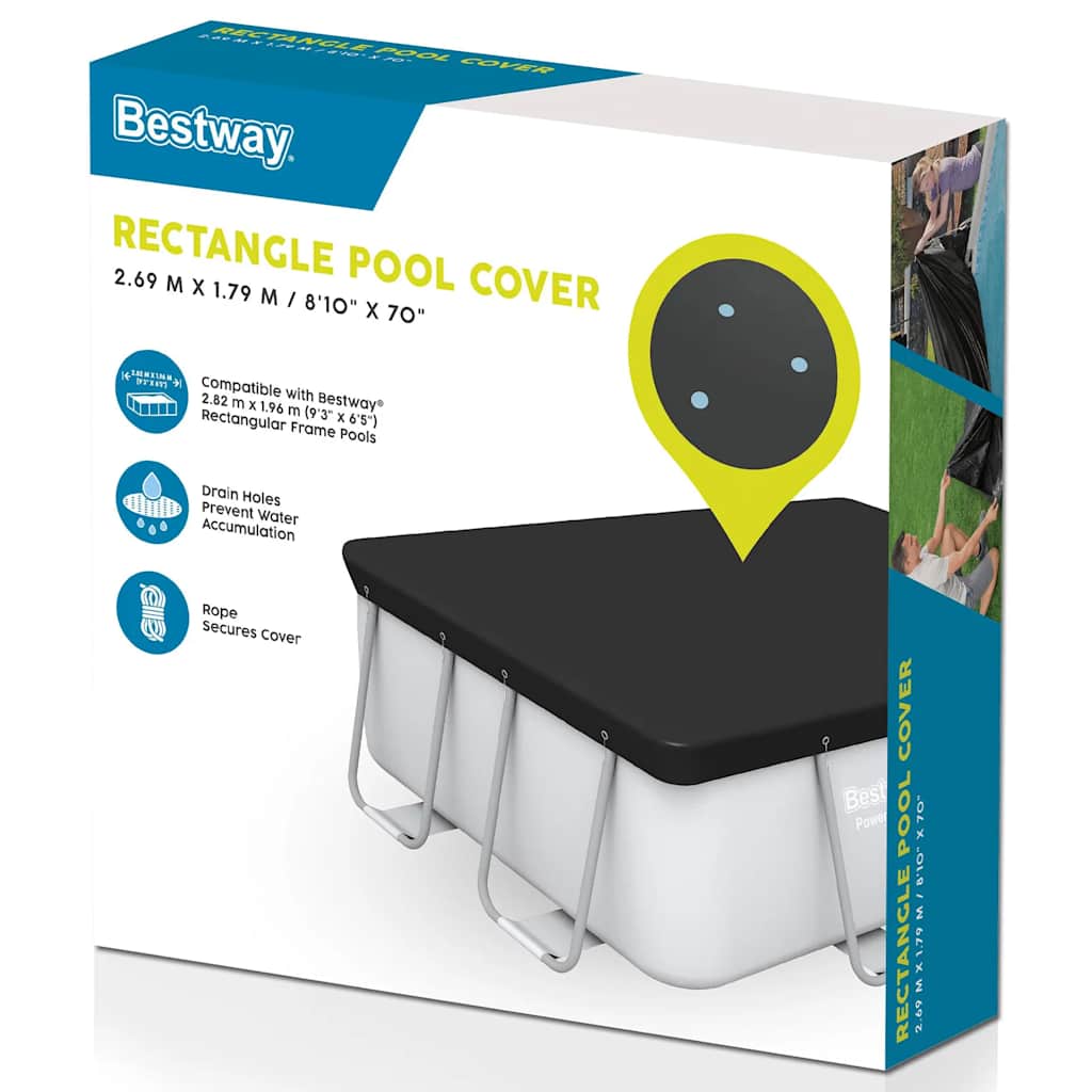 Bestway Flowclear Pool Cover 269X179 Cm