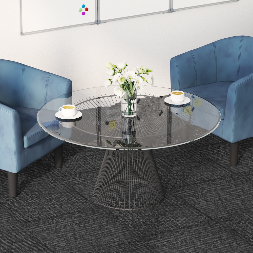 Carpet Tile 50 X 50 Cm 4 Pcs Pp And Bitumen