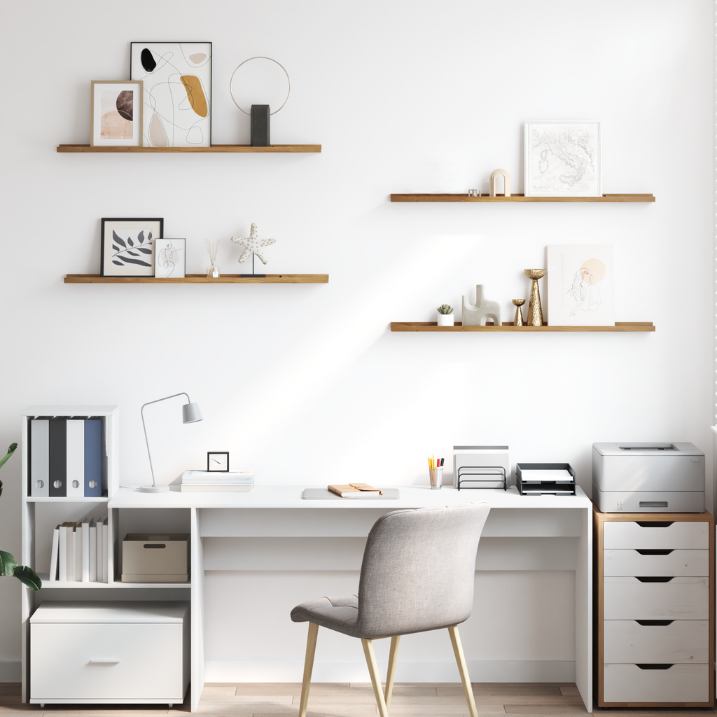 Wall Shelf 4 Pcs Engineered Wood