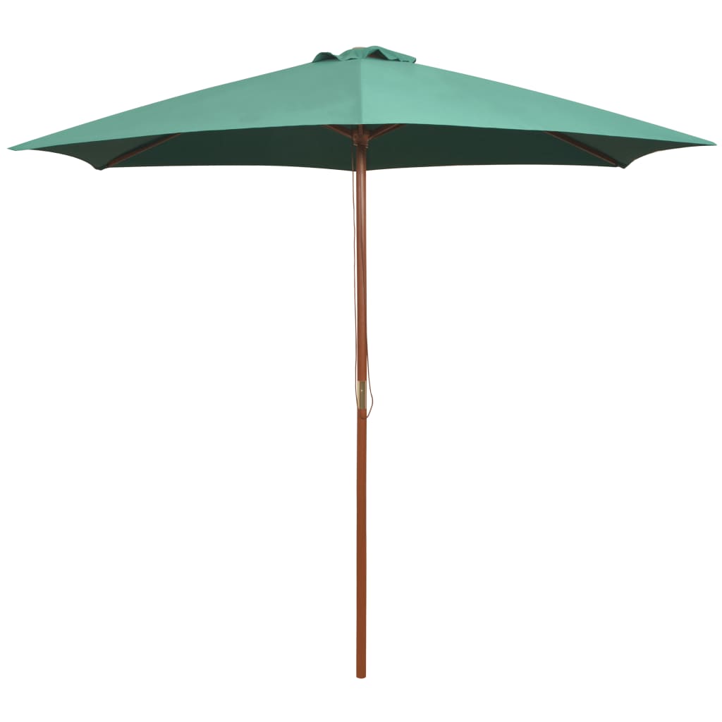 Garden Parasol 270X270 Cm Wooden Pole