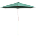 Garden Parasol 270X270 Cm Wooden Pole