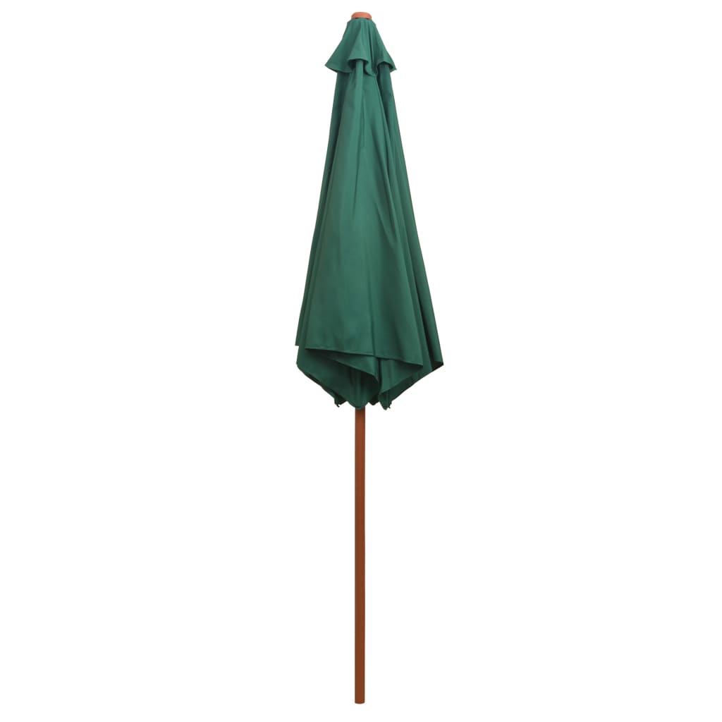 Garden Parasol 270X270 Cm Wooden Pole