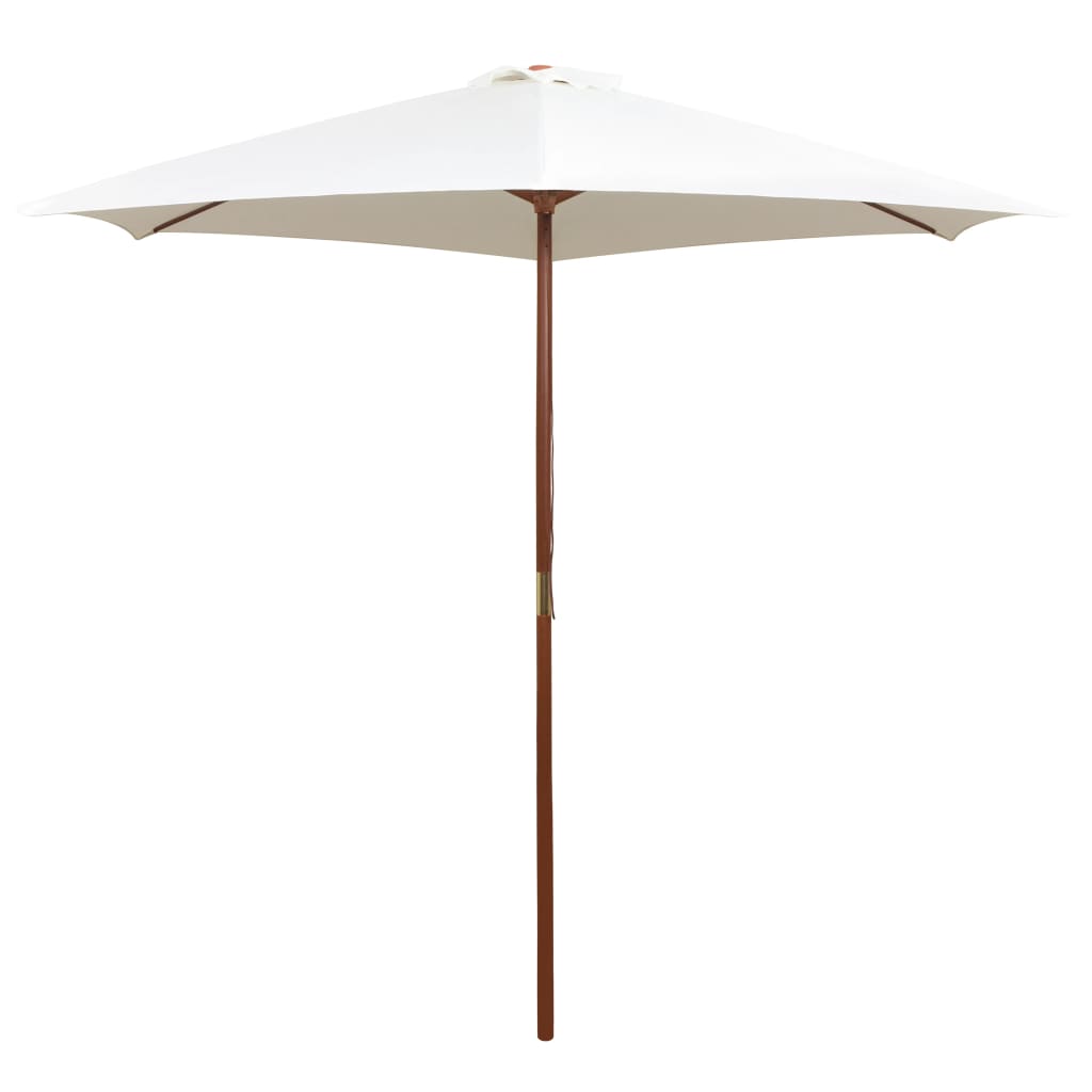 Garden Parasol 270X270 Cm Wooden Pole