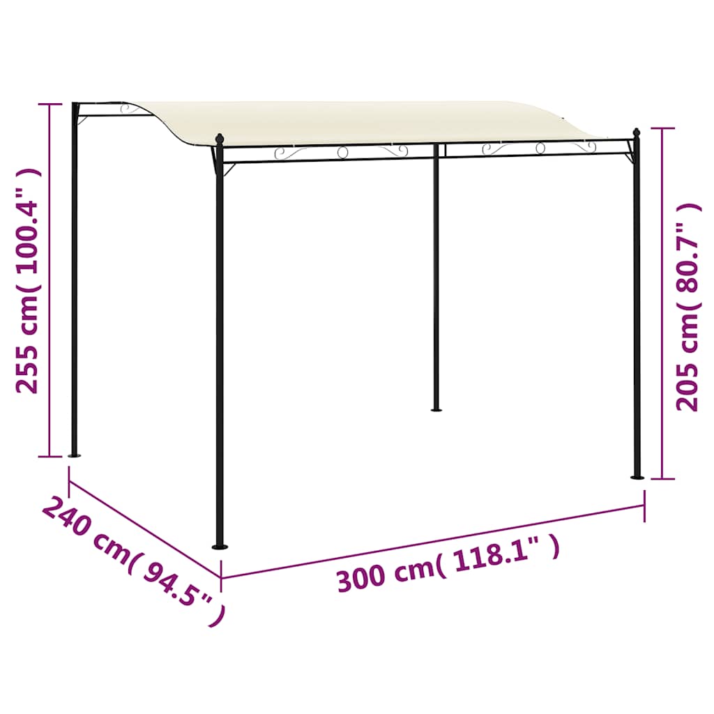 Gazebo Fabric Cream