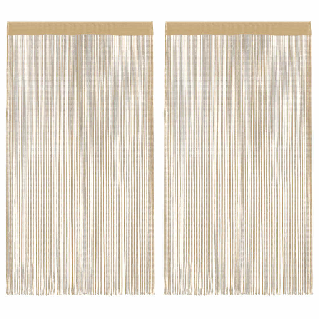 String Curtains 2 Pcs 140X250 Cm