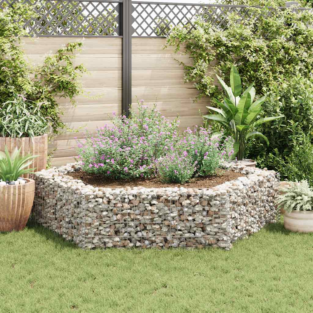 Hexagonal Gabion Raised Bed