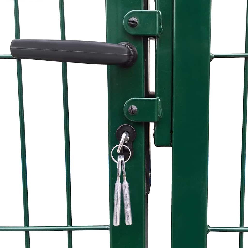 Garden Fence Gate With Posts Steel