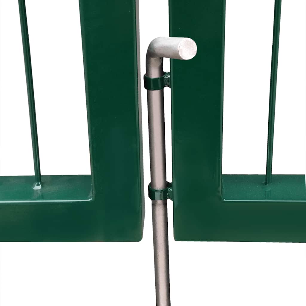 Garden Fence Gate With Posts Steel