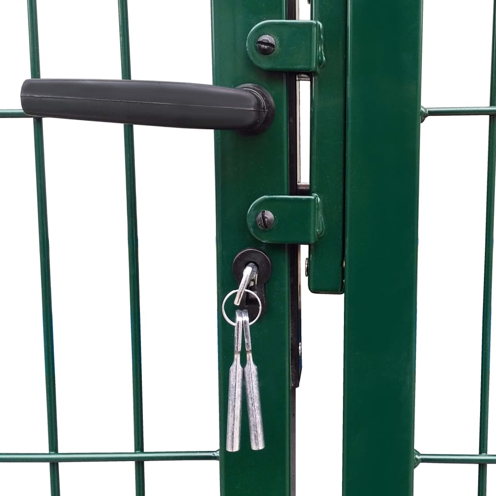 Garden Fence Gate With Posts Steel