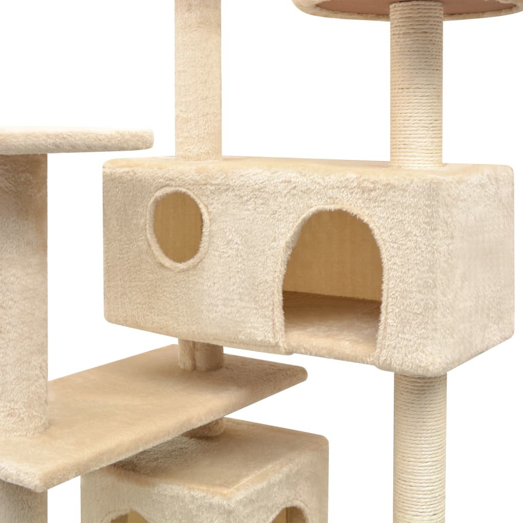 Cat Tree With Sisal Scratching Posts 125 Cm