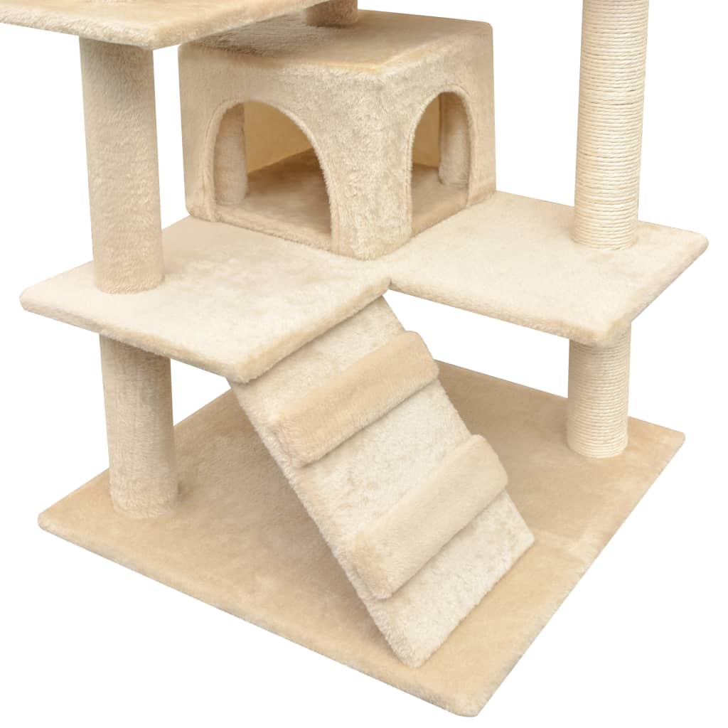 Cat Tree With Sisal Scratching Posts 125 Cm