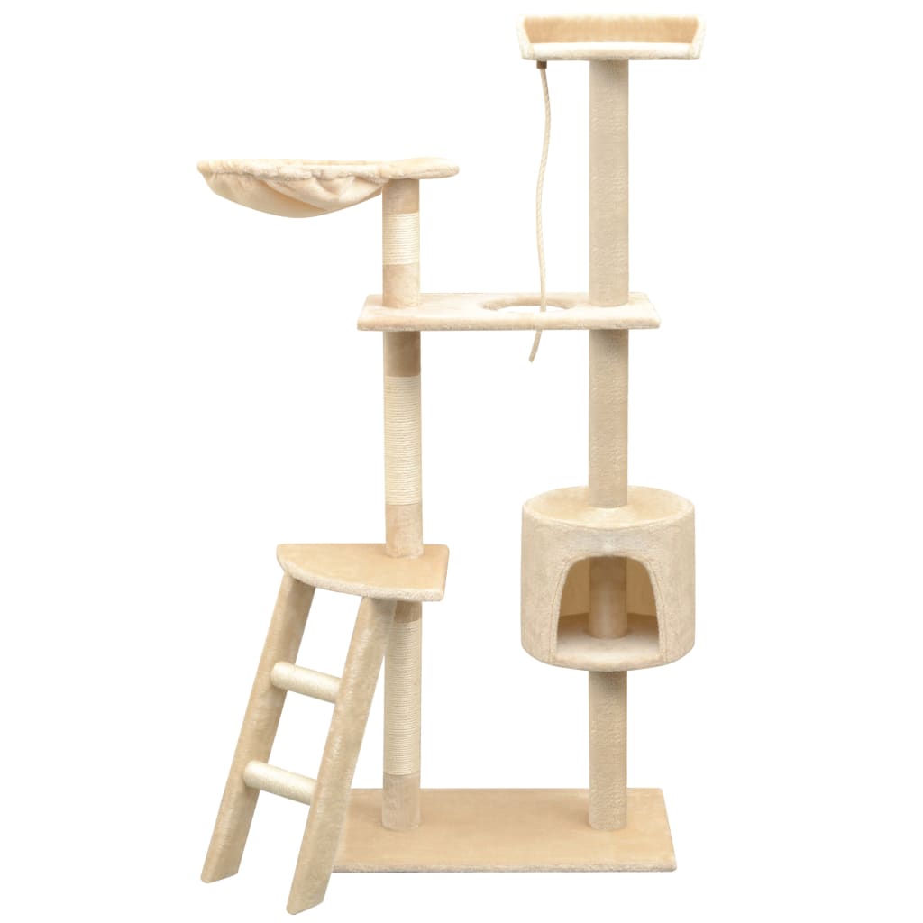 Cat Tree With Sisal Scratching Posts 125 Cm