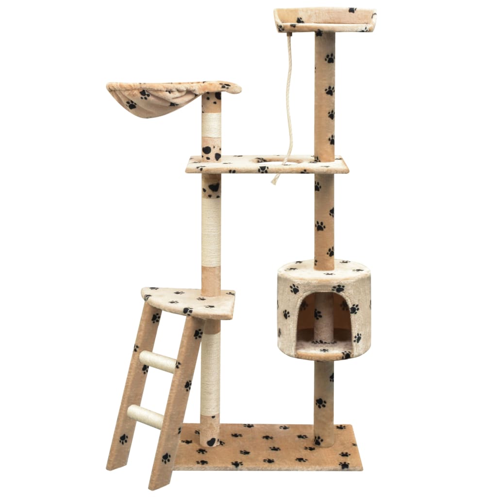 Cat Tree With Sisal Scratching Posts 125 Cm