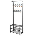 Clothes Rack With Shoe Storage 68X32X182.5 Cm