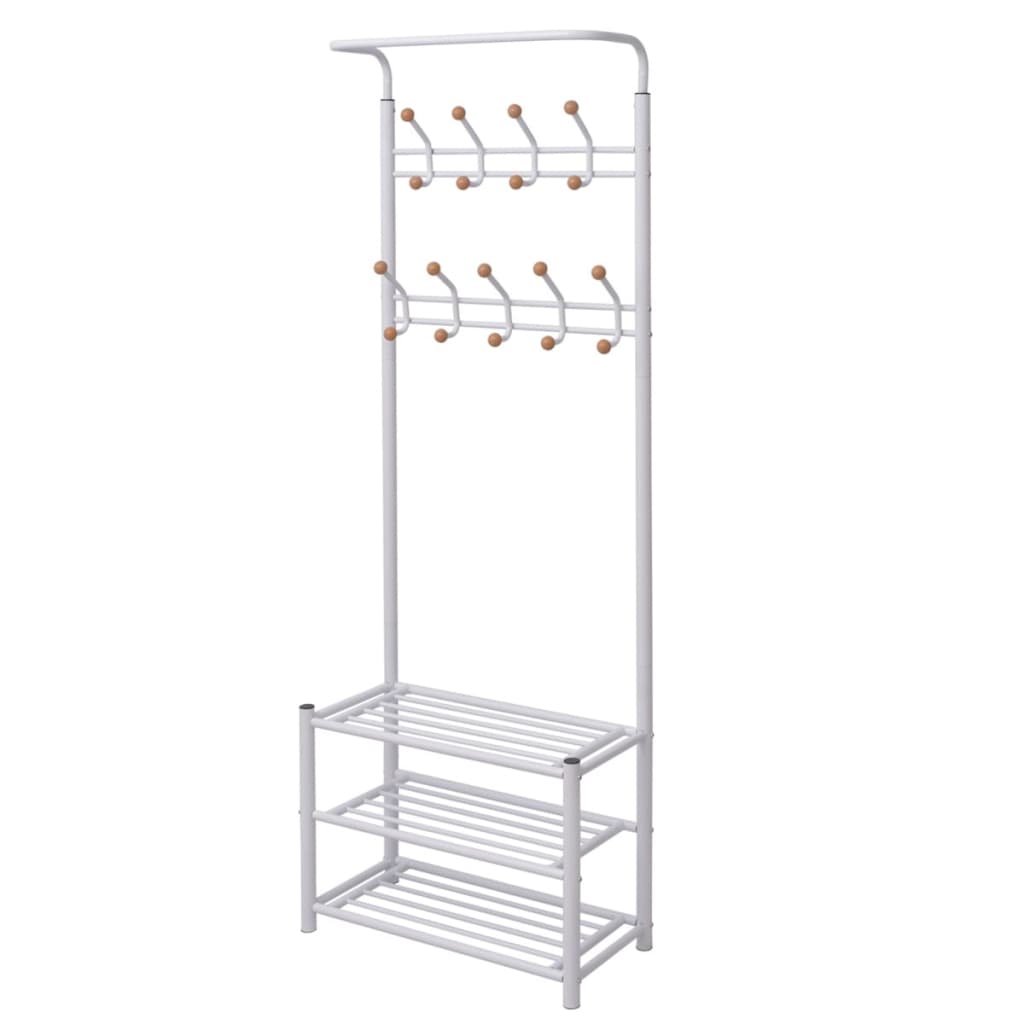 Clothes Rack With Shoe Storage 68X32X182.5 Cm