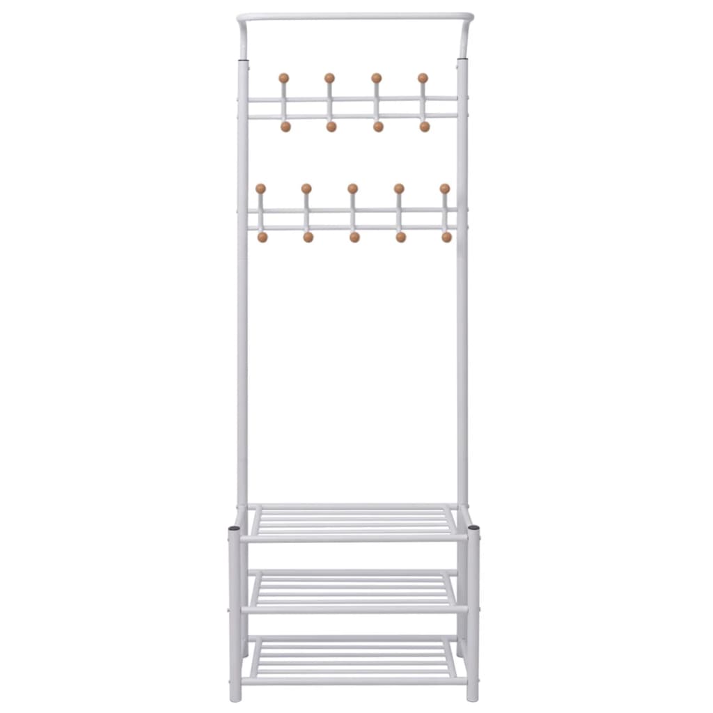 Clothes Rack With Shoe Storage 68X32X182.5 Cm
