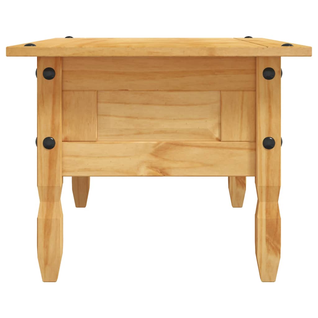 Coffee Table Mexican Pine Corona Range 100X55X44 Cm white brown grey 100 cm