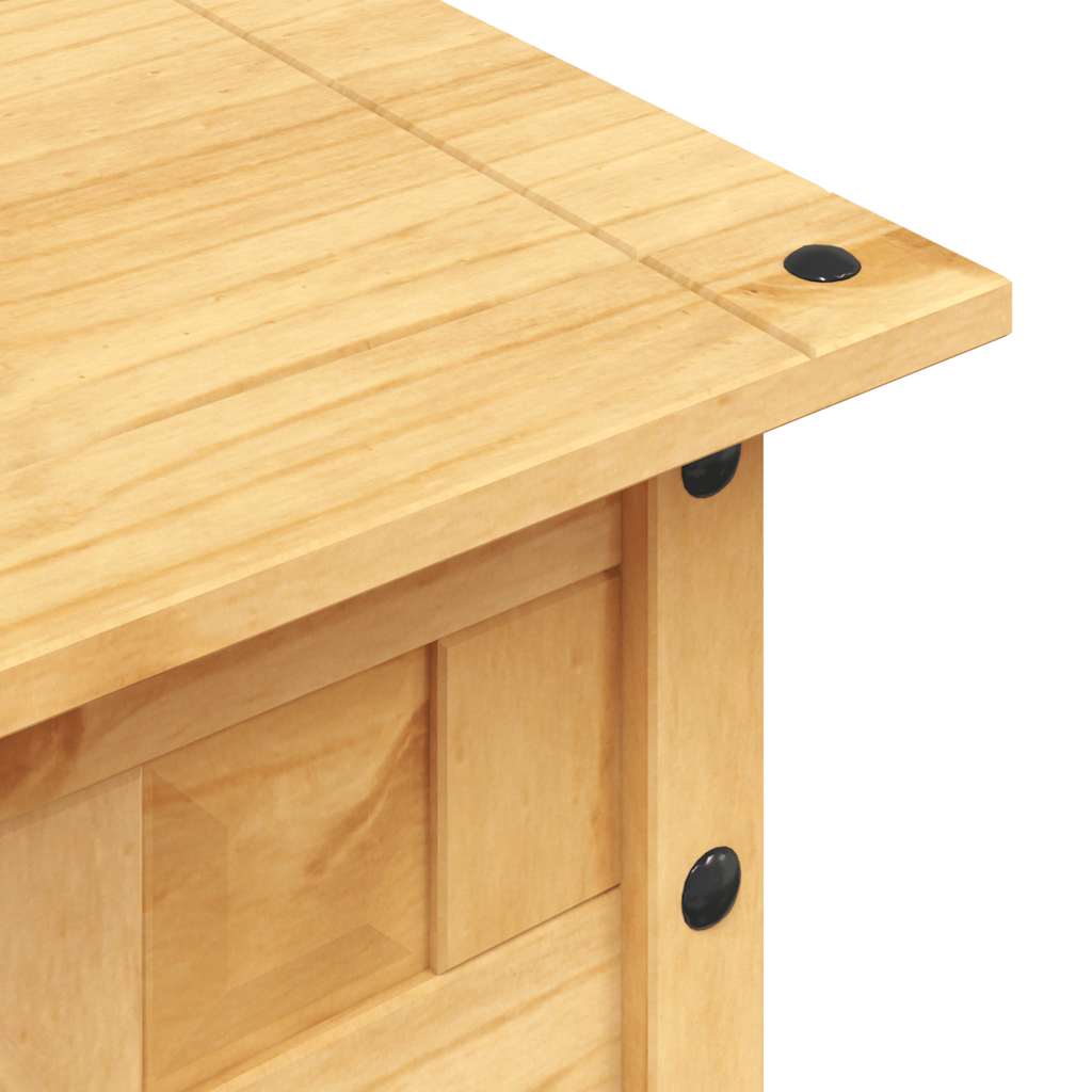 Coffee Table Mexican Pine Corona Range 100X55X44 Cm White Brown Grey 100 Cm Brow