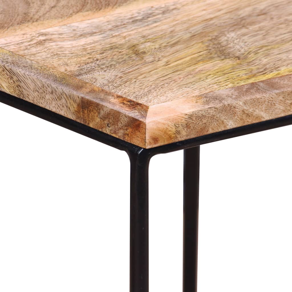 Coffee Table Solid Mango Wood 56X48X40 Cm