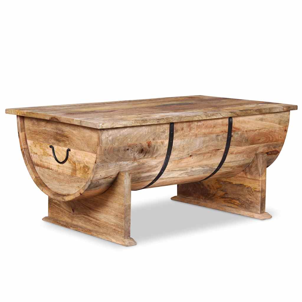 Coffee Table Solid Mango Wood 88X50X40 Cm Solid mango wood (with a matte finish)