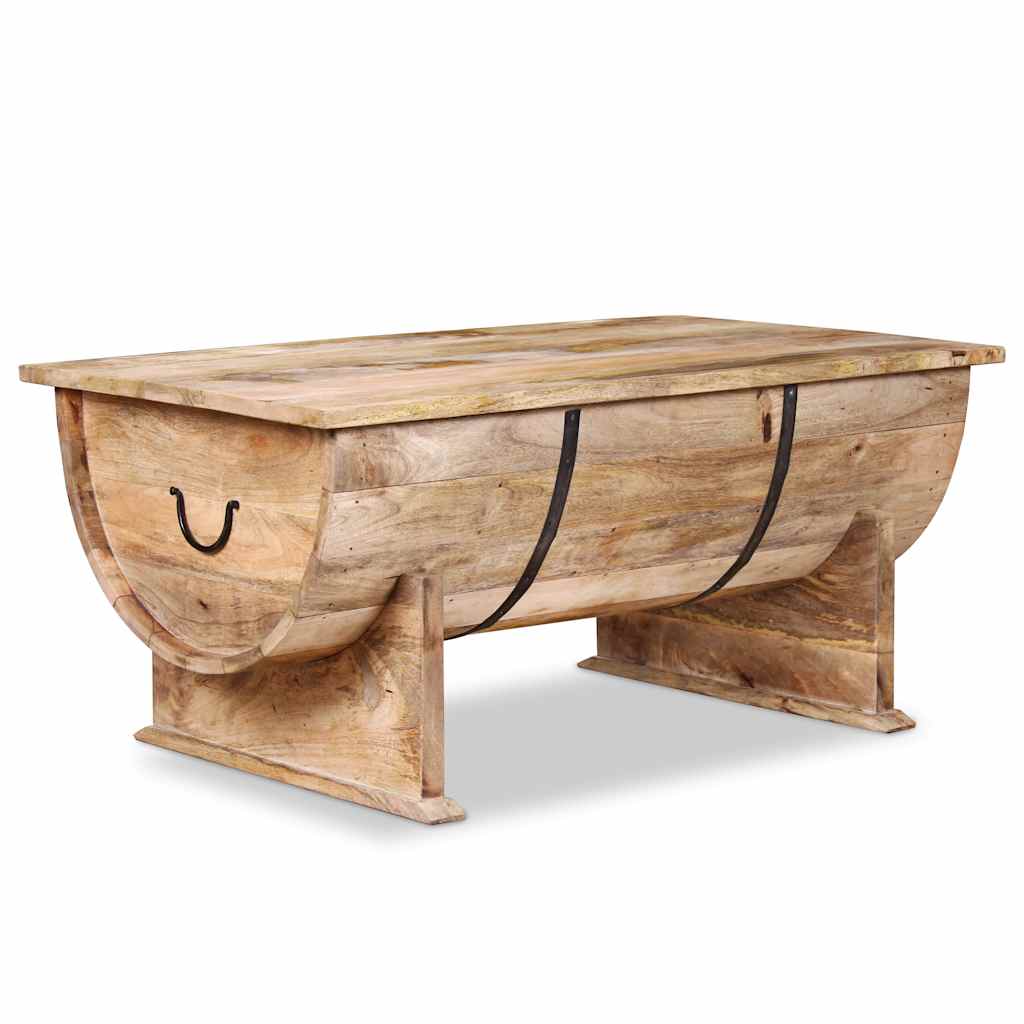 Coffee Table Solid Mango Wood 88X50X40 Cm Solid mango wood (with a matte finish)