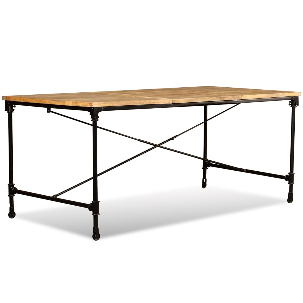 Dining Table Solid Mango Wood 180 Cm