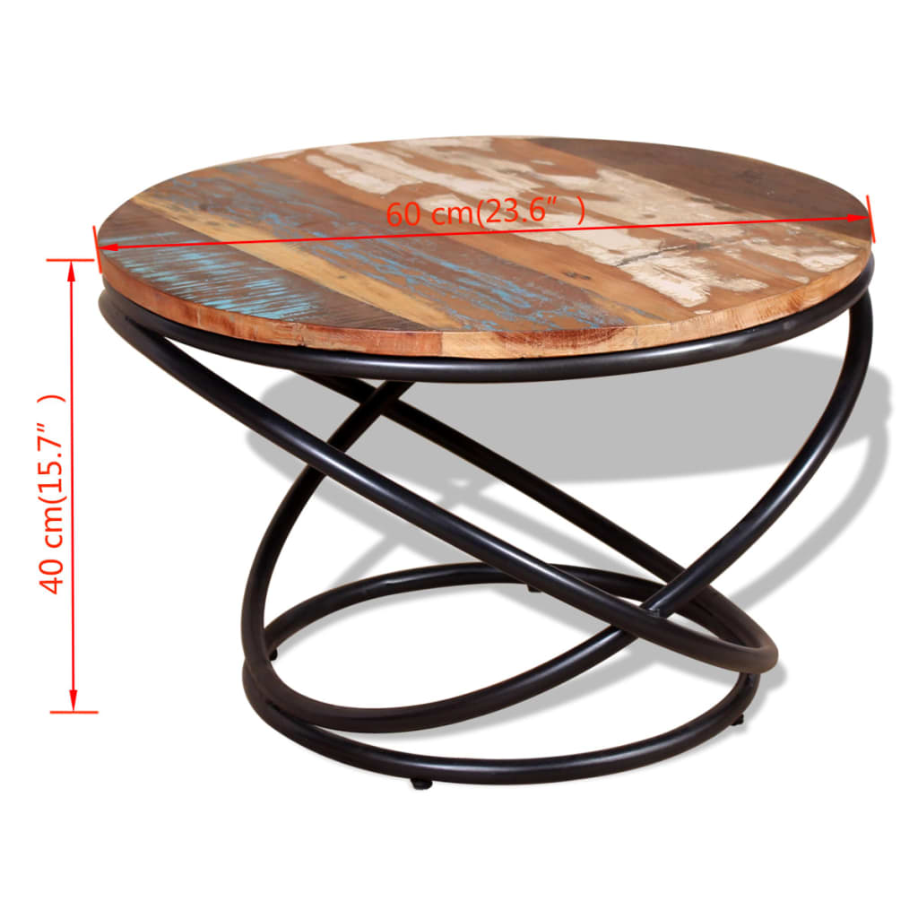 Coffee Table Solid Reclaimed 60X
