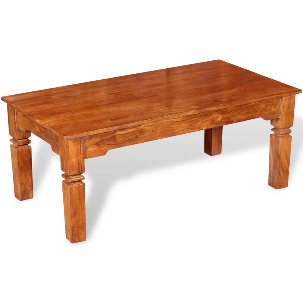Coffee Table Acacia Wood 60X60X45 Cm