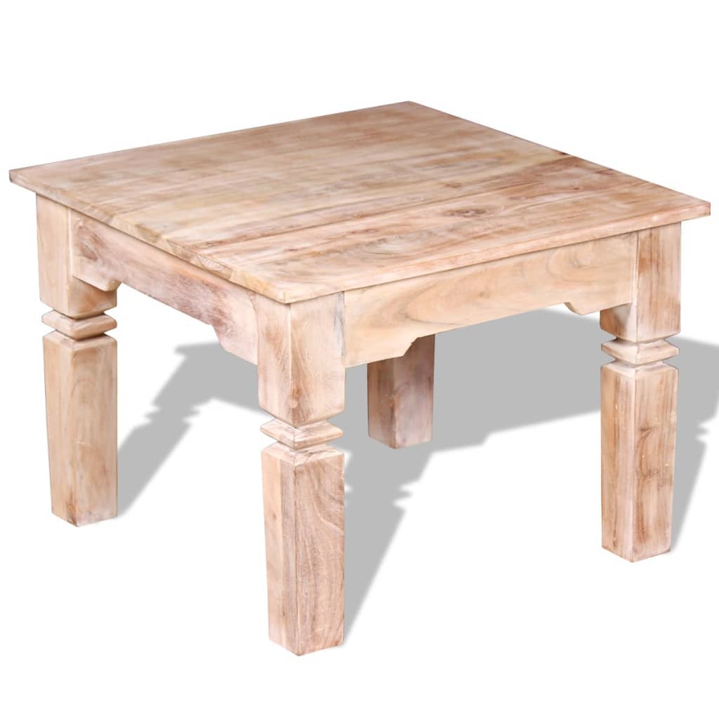 Coffee Table Acacia Wood 60X60X45 Cm