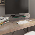 Entertainment Centres & TV Stands Glass Monitor Stand Clear Screen Riser Desktop