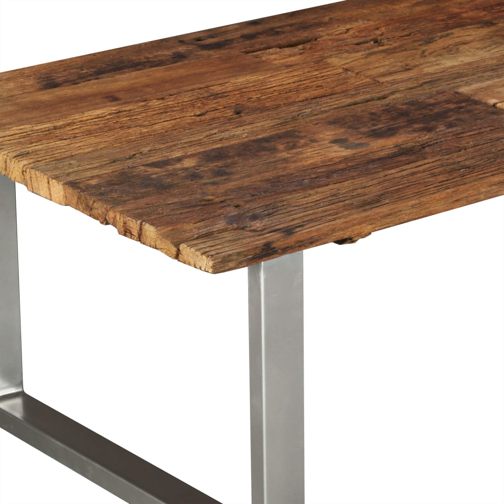 Coffee Table Solid Reclaimed Wood 100X60X38 Cm