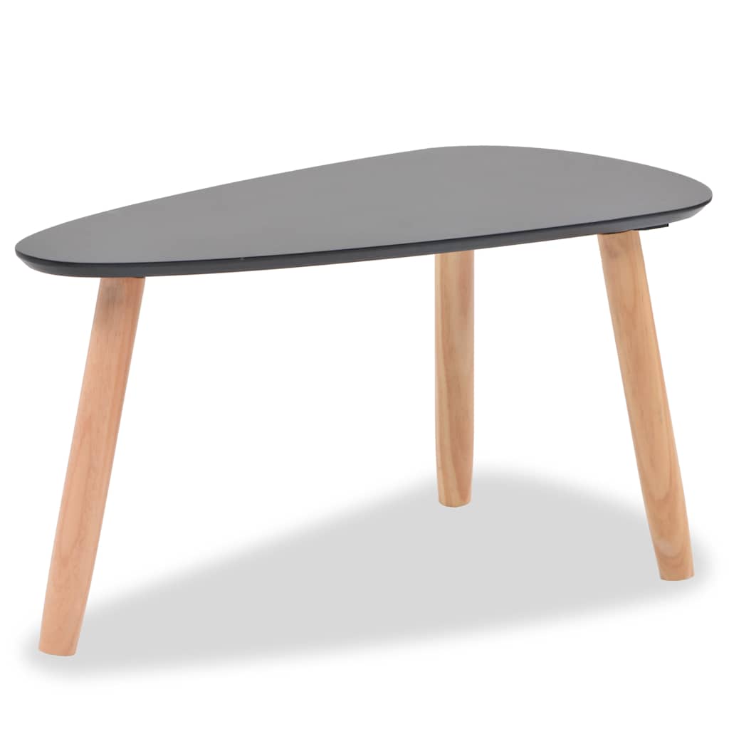 Coffee Table Tables 2 Pcs Solid Pinewood grey brown white black 100 cm