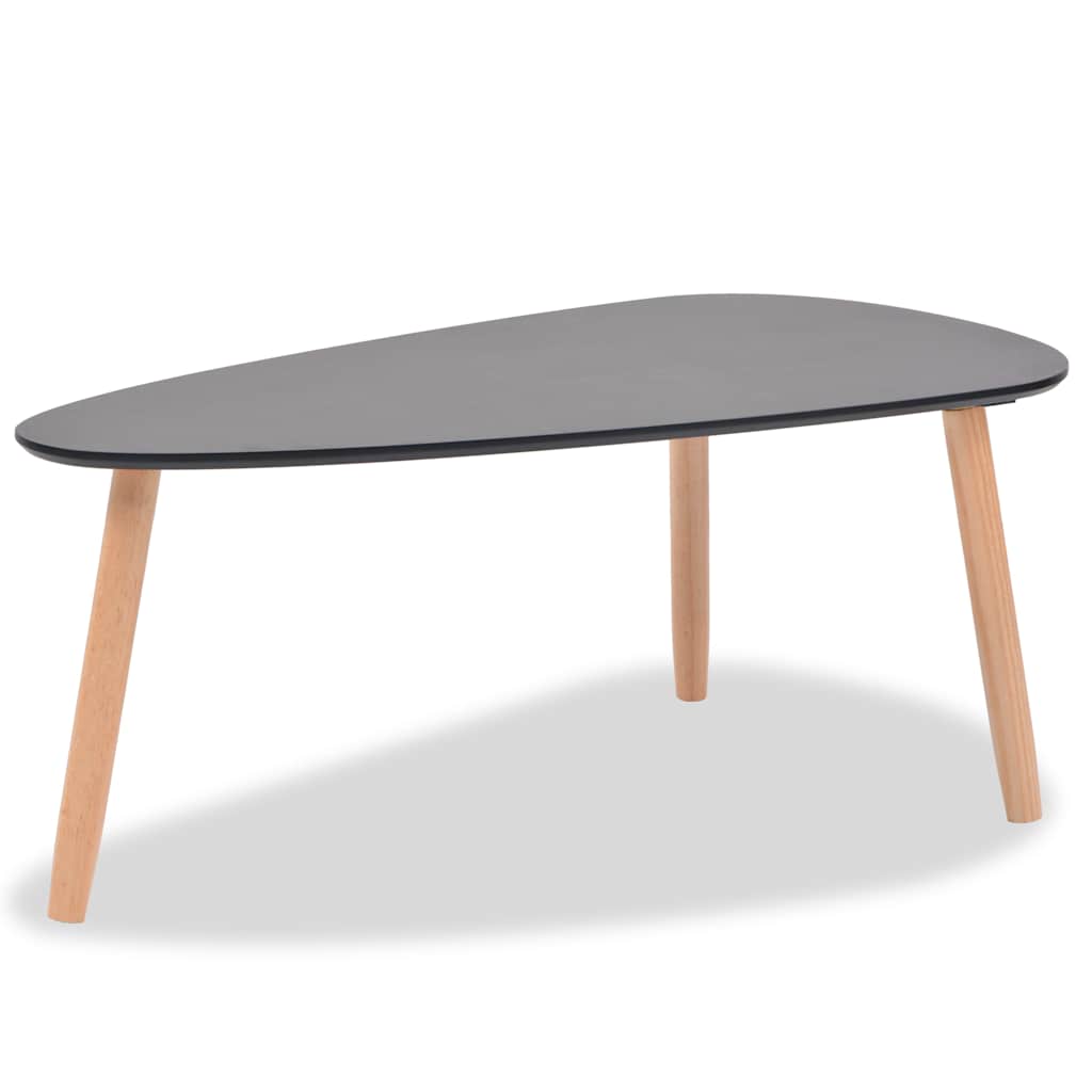 Coffee Table Tables 2 Pcs Solid Pinewood grey brown white black 100 cm