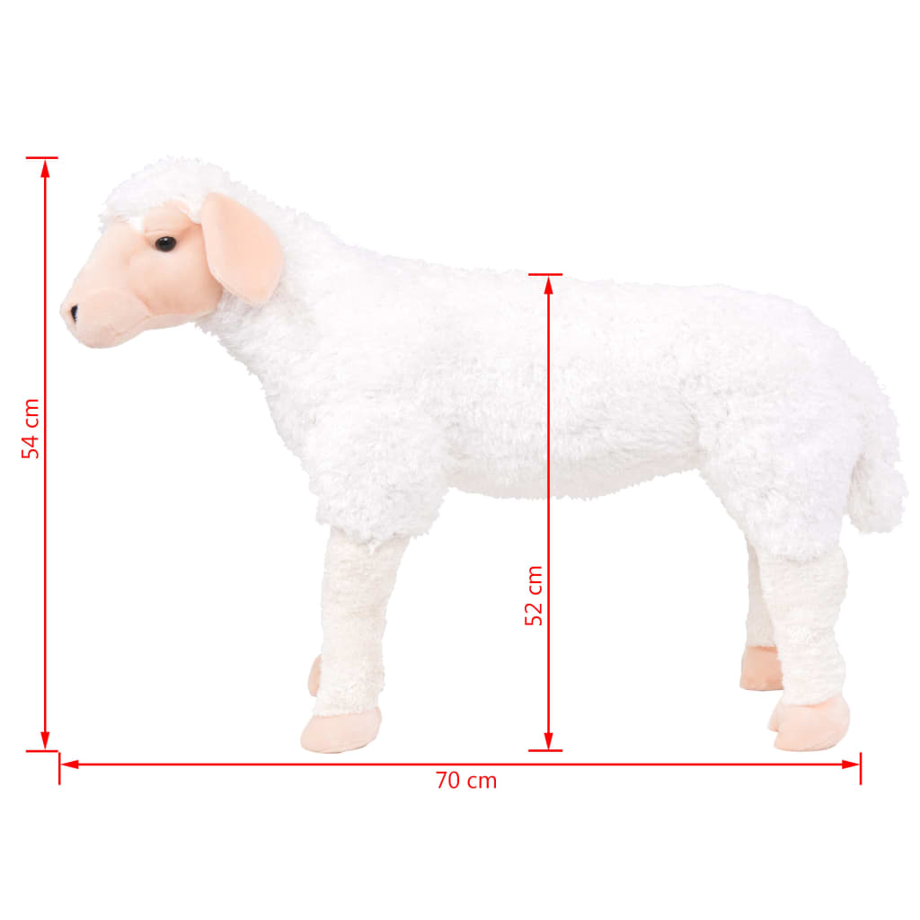 Standing Plush Toy White Xxl