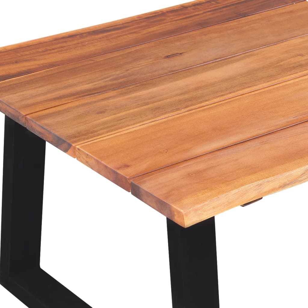 Coffee Table Solid Acacia Wood 110X60X40 Cm