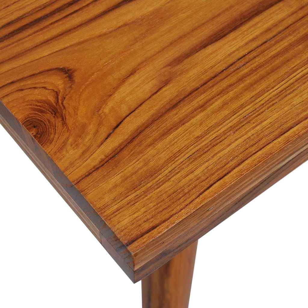 Coffee Table | Brown And Blue | Teak And Resin | 100X50X40 Cm