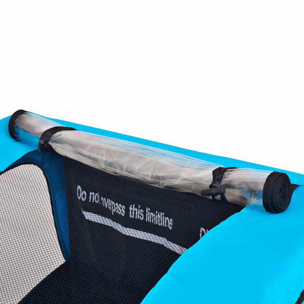 Bike Trailer Grey And Blue 30 Kg - Model 91371