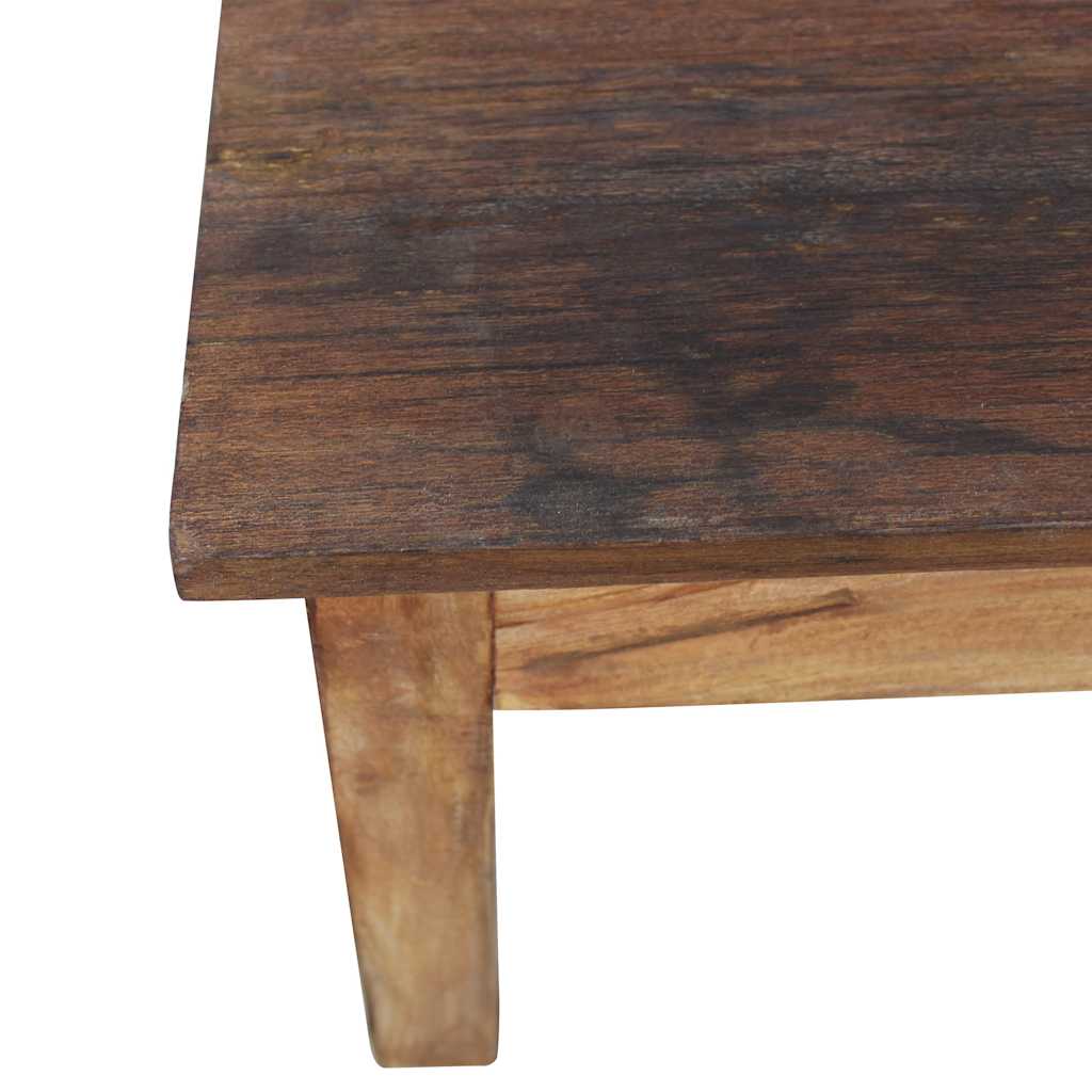 Coffee Table Solid Mahogany Wood 96X73X45 Cm