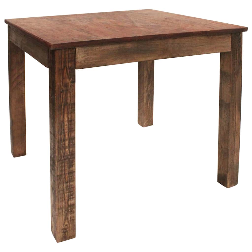 Dining Table Mixed Recycled Wood 82X80X76 Cm Mixed recycled wood (bangkirai pine