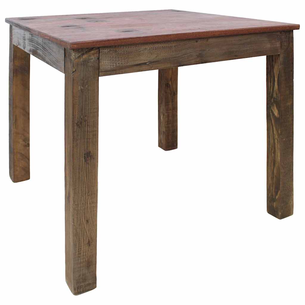 Dining Table Mixed Recycled Wood 82X80X76 Cm Mixed recycled wood (bangkirai pine