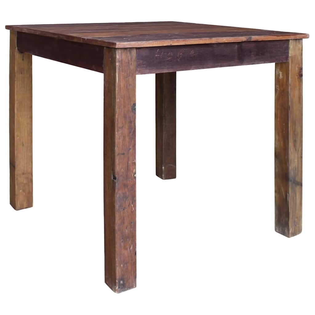 Dining Table Mixed Recycled Wood 82X80X76 Cm Mixed recycled wood (bangkirai pine