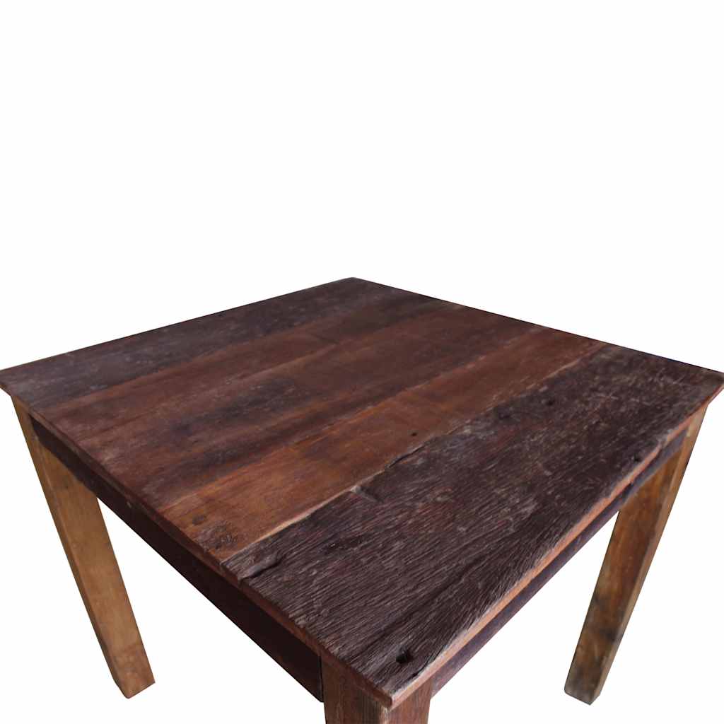 Dining Table Mixed Recycled Wood 82X80X76 Cm Mixed recycled wood (bangkirai pine