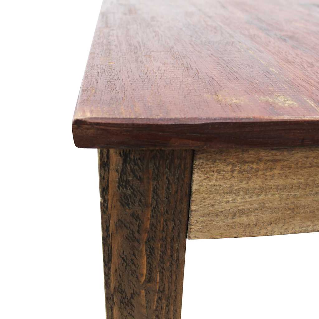 Dining Table Mixed Recycled Wood 82X80X76 Cm Mixed recycled wood (bangkirai pine