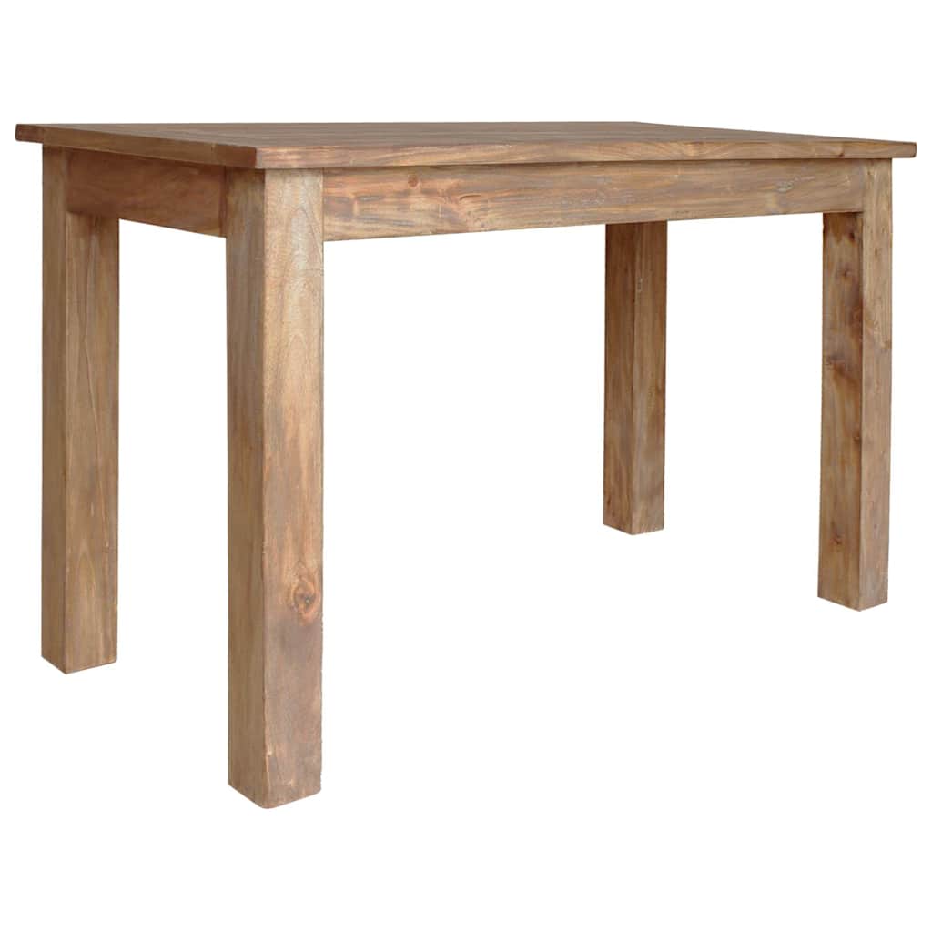 Dining Table Solid Mahogany Wood 120x60cm Rustic Vintage Wooden 120 cm