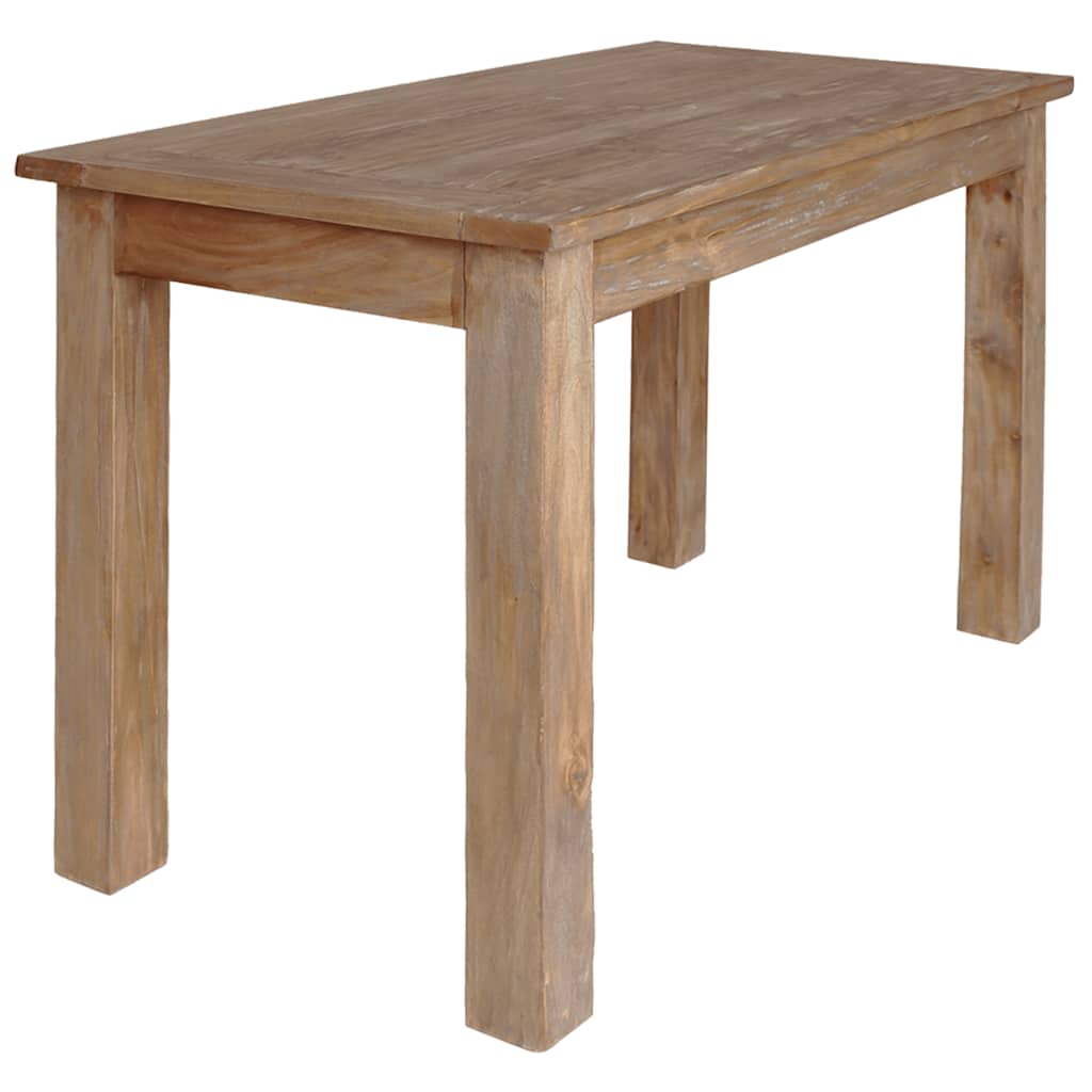 Dining Table Solid Mahogany Wood 120x60cm Rustic Vintage Wooden 120 cm