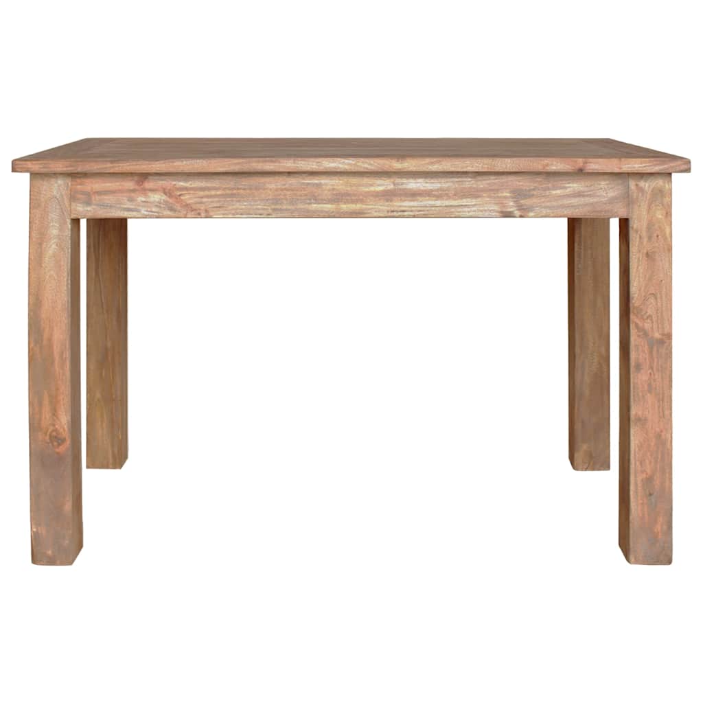 Dining Table Solid Mahogany Wood 120x60cm Rustic Vintage Wooden 120 cm