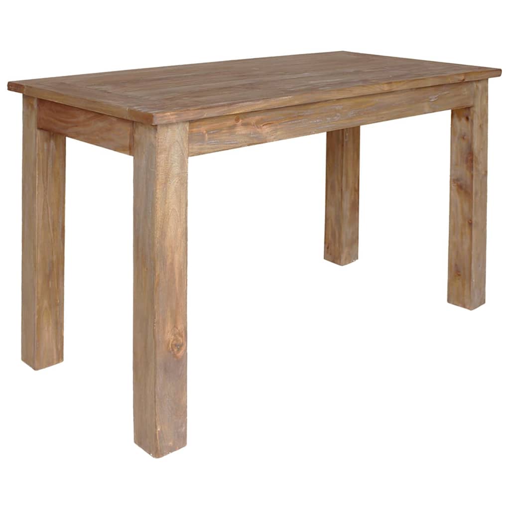 Dining Table Solid Mahogany Wood 120x60cm Rustic Vintage Wooden 120 cm