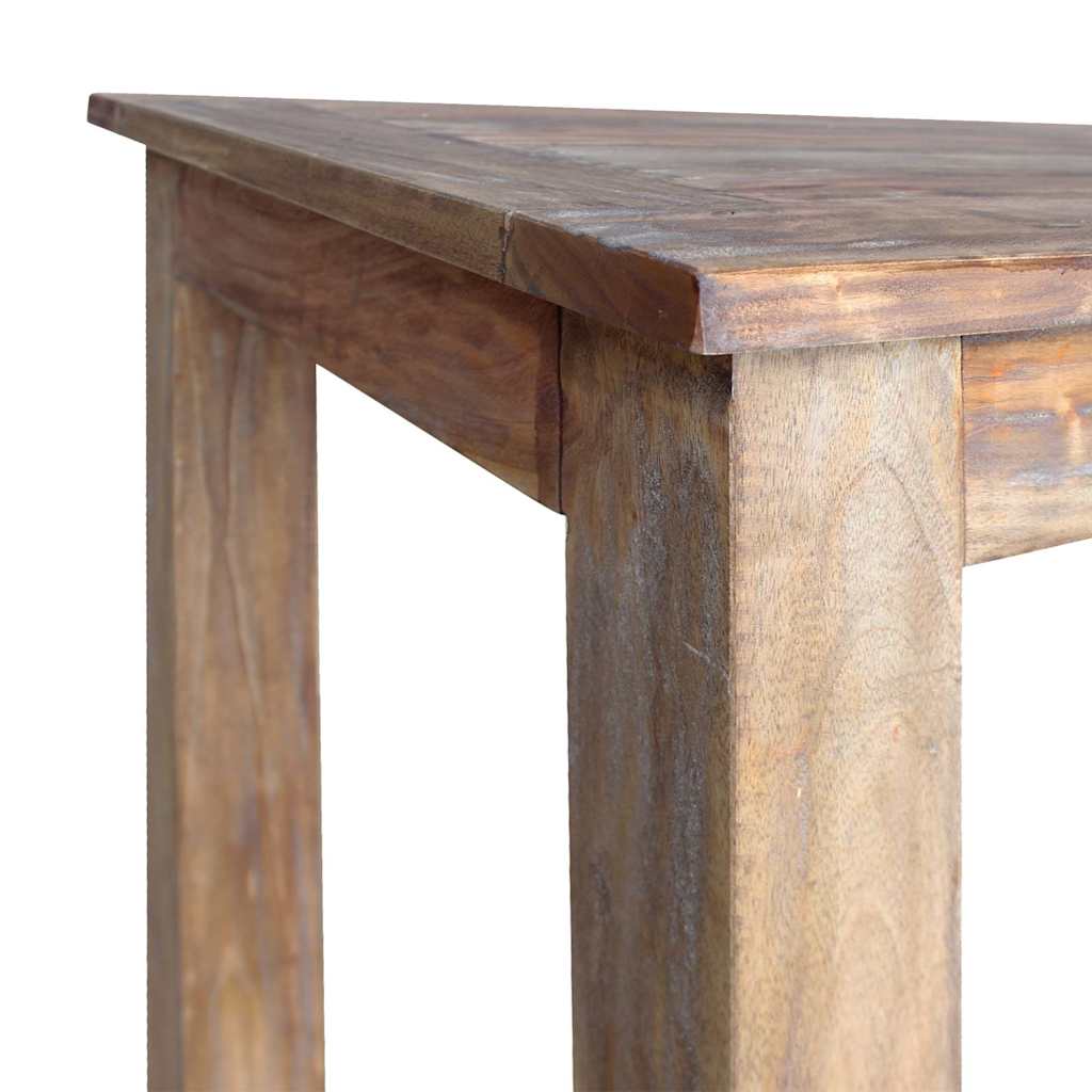 Dining Table Solid Mahogany Wood 120x60cm Rustic Vintage Wooden 120 cm