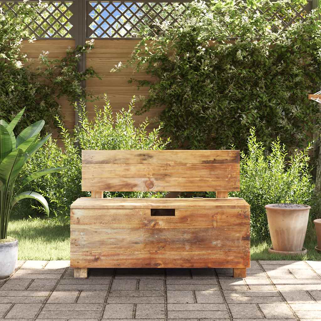 Bench Solid Mahogany Wood 86X40X60 Cm